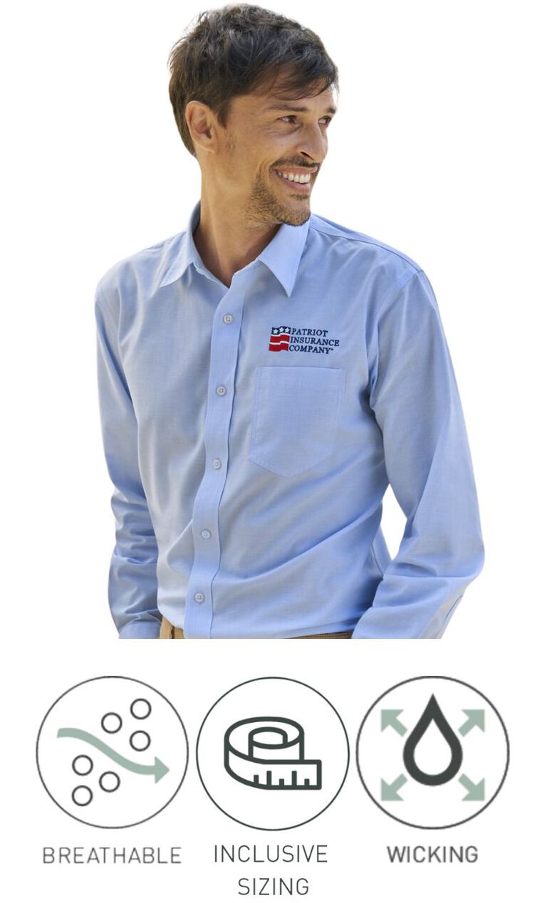 Man wearing Everyday Wrinkle Free with Casual Shirt Icons